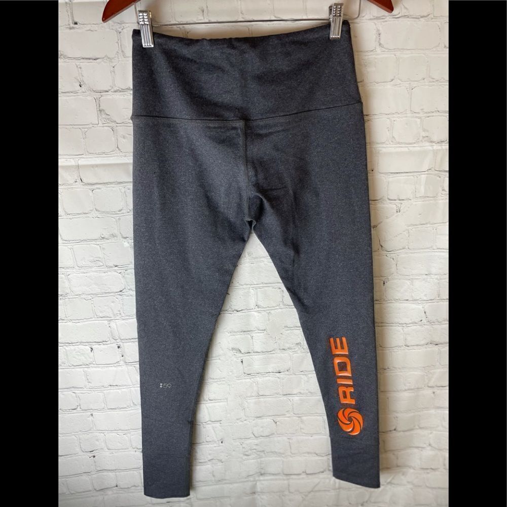Splits59 Gray Full Length Leggings Large
